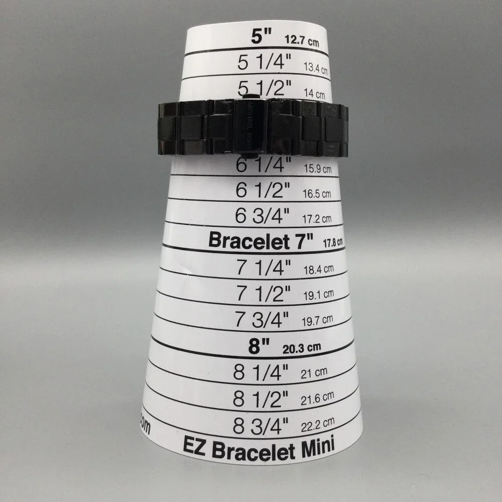 Michael Kors Jaryn Womens Watch 38mm Black Dial Crystals MK-3546 New Battery 6" - Picture 14 of 15